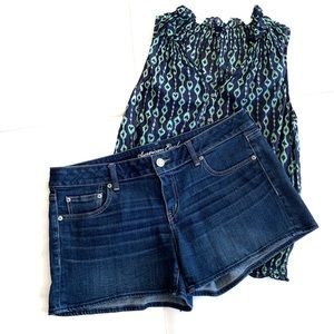 American Eagle Shorts Stretch Denim Plus Size